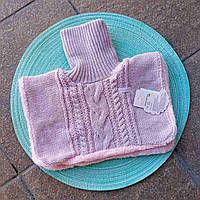 Манишка дитяча "Щасливе дитинство", зима Пудровий