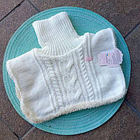 Манишка дитяча "Щасливе дитинство", зима Білий