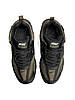 Чоловічі кросівки зимові Nike Initiator High Khaki Black Winter Fur Найк Ініціатор хакі чорні високі шкіра кордура хутро зима, фото 10