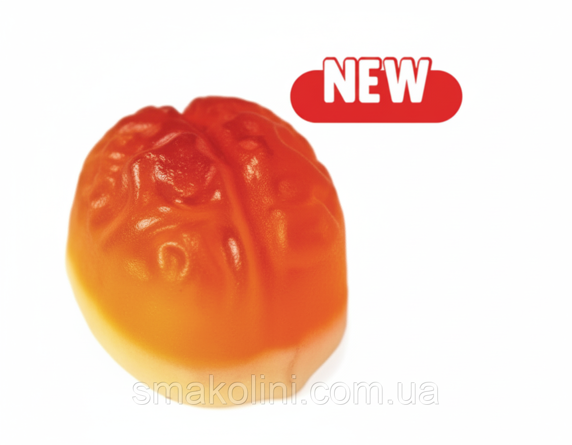 Мозок з начинкою желейні цукерки жувальний мармелад Ravazzi, Італія 1 кг/уп, фото 1