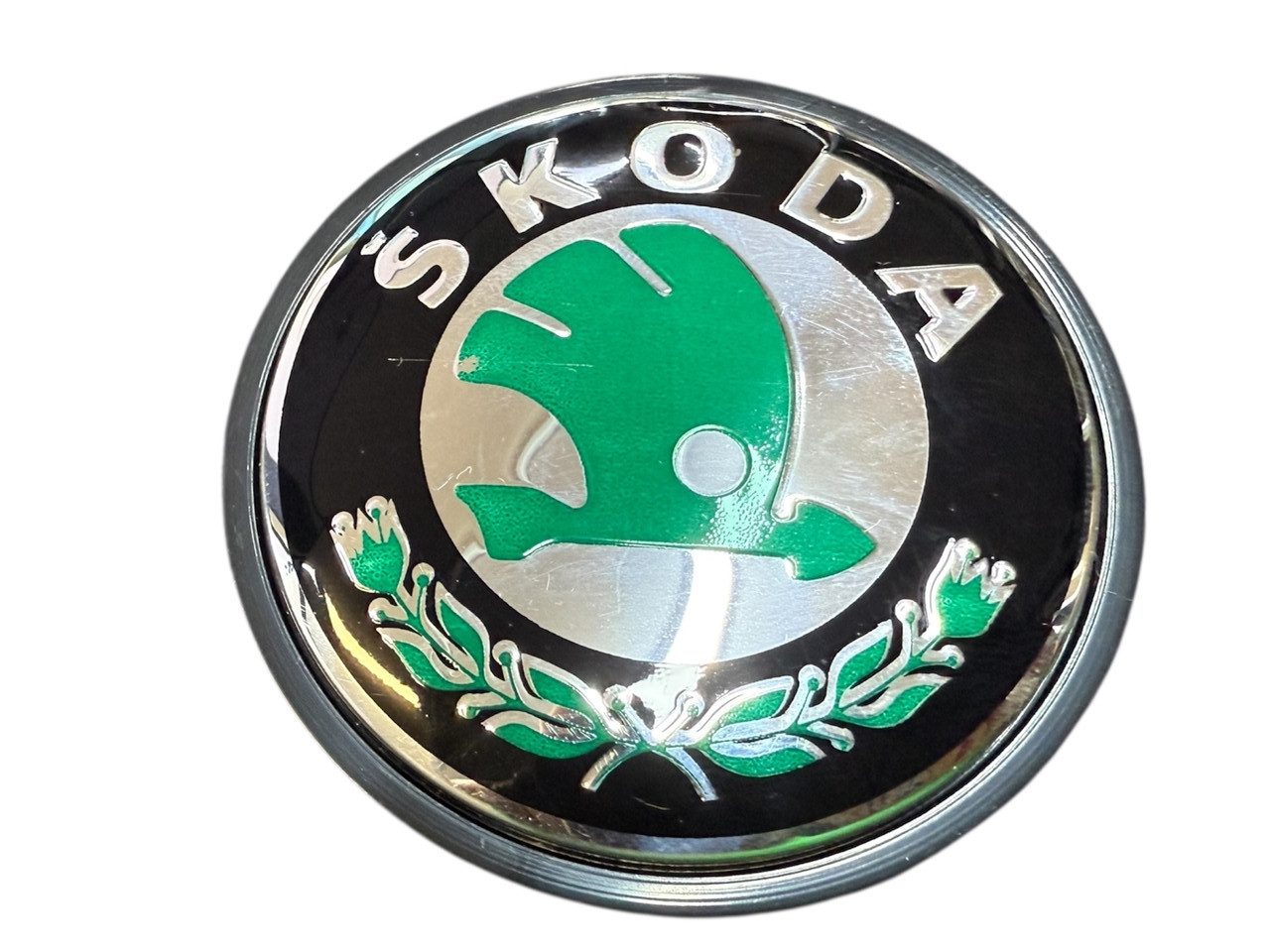 Ковпачки на диски, заглушки на диски Skoda Шкода 65мм / 56 мм зелені 4 шт