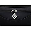 Велика дорожня валіза на колесах Bonro Tourist L тканинна чорна з кодовим замком і висувною ручкою, фото 9