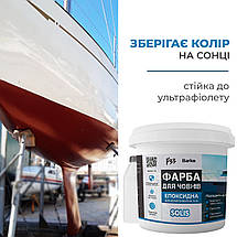 Епоксидна морська фарба для човнів 4.5 кг Синій Barko Solis, фото 3