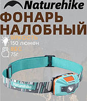 Налобний легкий водонепроникний ліхтар з ремінцем на голову для подорожей і риболовлі, налобний ліхтар з акумулятором