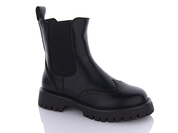 Черевики жіночі зимові 6 пар у ящику чорного кольору 36-40