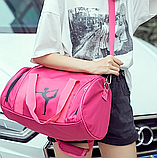 Невелика спортивна сумка у вигляді «бочонка», сумка на гімнастику та танці., фото 3