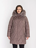 Жіноча зимова куртка великих розмірів Li-172, фото 2