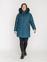 Жіноча зимова куртка великих розмірів Li-172
