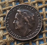 1 цент 1948 року. Нiдерланди, фото 2