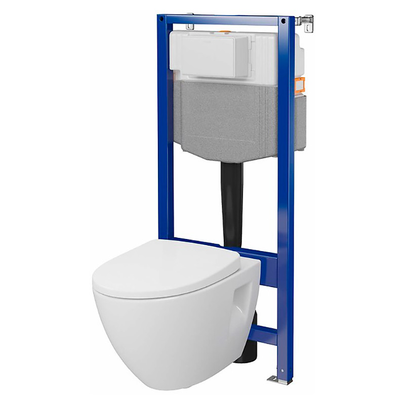 Комплект інсталяції CERSANIT С35 с унітазом CERSANIT 234317 S701-814, фото 1