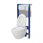 Комплект інсталяції CERSANIT С35 с унітазом CERSANIT 234317 S701-814, фото 2