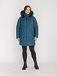 Жіноча зимова куртка великих розмірів Li-172, фото 6