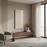 Керамічний обігрівач Flyme 600 ТBg з програматором для вертикальної установки, бежевий камінь, фото 5