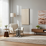 Керамічний обігрівач Flyme 600 ТBg з програматором для вертикальної установки, бежевий камінь, фото 4