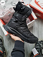 Чорні кросівки унісекс Nike ACG Air Terra Antarktik Gore-Tex Black Winter Fur х Найк