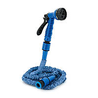 Садовый шланг KY-75B 7.5-22.5м Blue с распылителем и насадкой на кран Box lamp