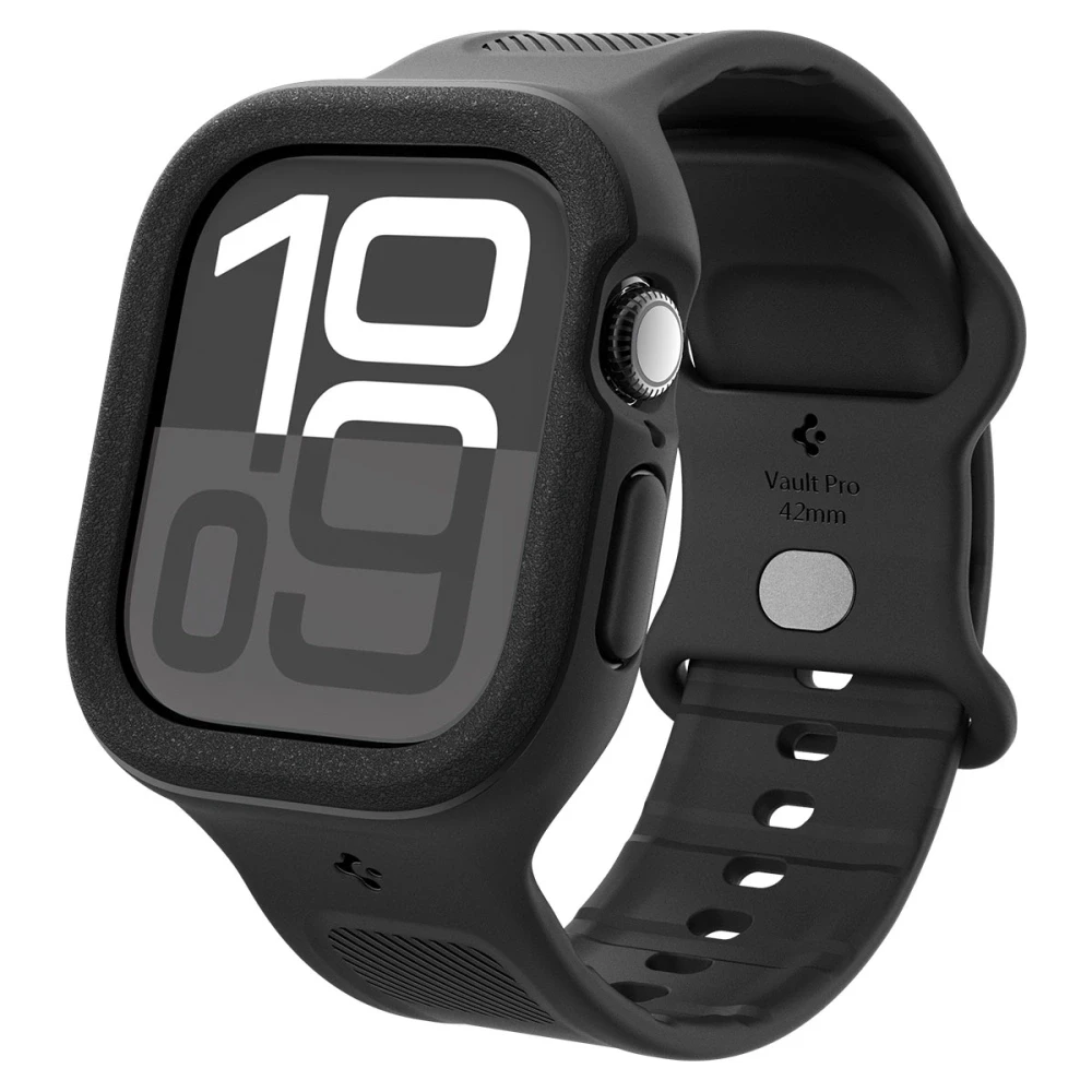 Чохол та ремінець Spigen для Apple Watch 10/ 11 (42 mm) - Vault Pro, Black (ACS09390), фото 1