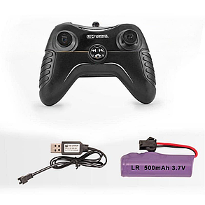 Машинка джип із пультом радіокерування з акумулятором 4х4, червоний, фото 3