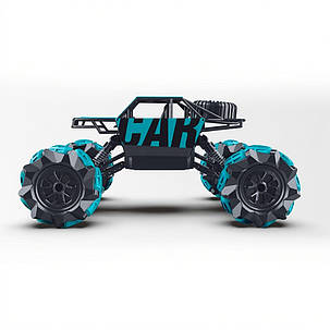 Машинка джип із пультом радіокерування з акумулятором 4х4, блакитний, фото 2