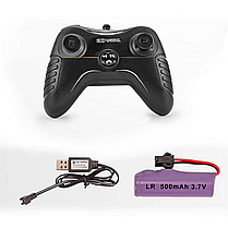 Машинка джип із пультом радіокерування з акумулятором 4х4, блакитний, фото 3