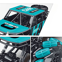 Машинка джип із пультом радіокерування з акумулятором 4х4, блакитний, фото 4