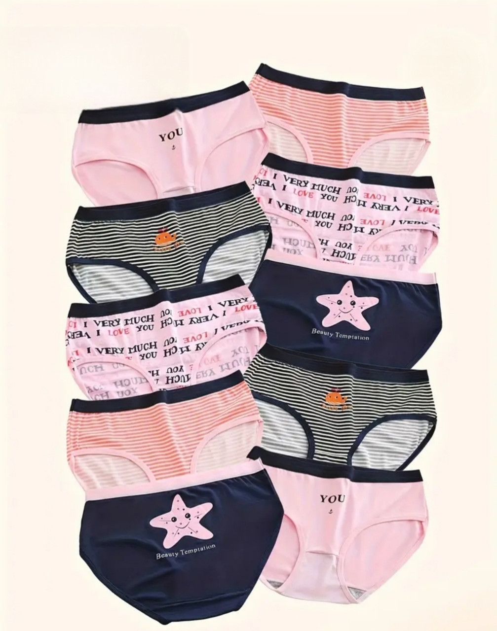 Трусики для дівчинки зріст 146-152 набір, труси для дівчинки 9 шт, фото 1