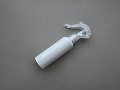 100 - 107 мл білий флакон круглий ПЕТ тара з прозорим мінітригером 20/410