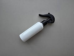 100 - 107 мл білий флакон круглий ПЕТ тара з чорним мінітригером 20/410