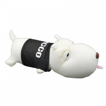 Дорожня подушка Little bean з вугільним наповненням Собака чорна