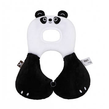 Дорожня подушка KUB Панда 04120 Біло-чорний