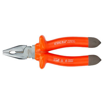 Плоскогубці діелектричні 200 мм 1000В SIGMA (4344201)