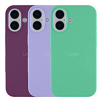 Чохол Silicone Case Full Size (AA) для iPhone 16 Plus Колір 05.Lilac lamp