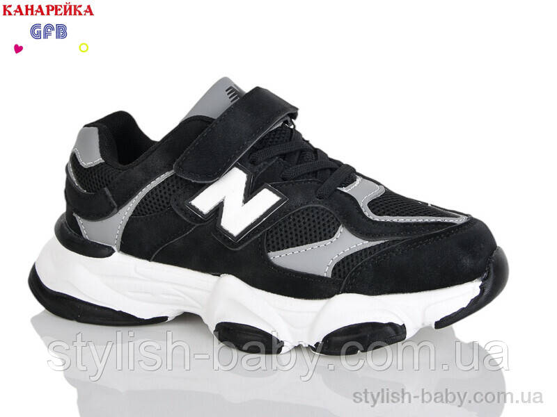 Дитяче взуття гуртом. Дитяче спортивне взуття 2026 бренда GFB — Канарейка для хлопчиків (рр. з 32 по 37)