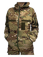 Жіноча військова тактична куртка софтшелл мультикам