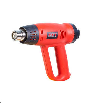 Фен промисловий MPT PROFI 2000 Вт 60-630 °C 300-500 л/хв Red (MHG2005V)