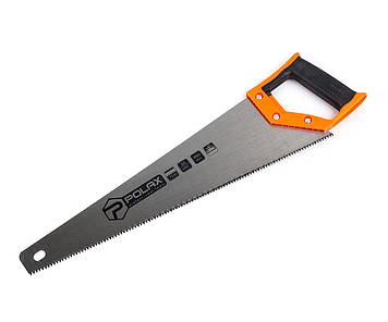 Ножівка пила для дерева з гартованим зубом Polax 450 мм 55 HRC (47-006)