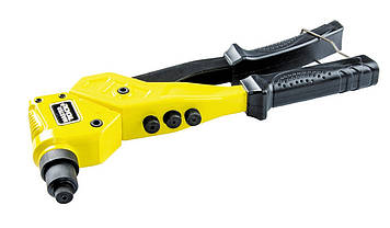 Пістолет для заклепок поворотний MASTERTOOL ПРОФІ 280 мм CrMo Black and Yellow (21-0702)