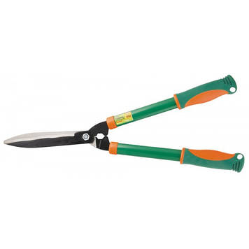 Ножиці для стриження чагарників MASTERTOOL 620 мм хвилясті леза тефлон двокомпонентні ручки 14-6133