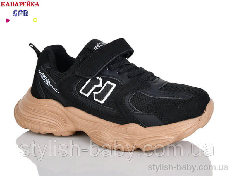 Дитяче взуття гуртом. Дитяче спортивне взуття 2026 бренда GFB — Канарейка для хлопчиків (рр. з 32 по 37)