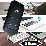 Портативний 4G/5G LTE Wi-Fi роутер з акумулятором, до 300 Мбіт/с, підтримка SIM-карт Київстар, Vodafone, Lifecell, фото 2