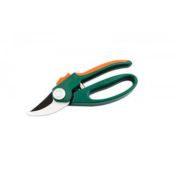 Секатор садовий MASTERTOOL 200 мм ручки ABS+TPR лезо Mn65+тефлон 14-6119