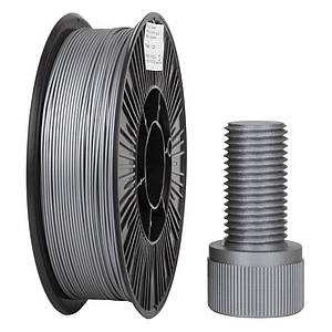 Філамент DSF PLA 1.75 мм, 0.75 кг, 250 м, Срібний