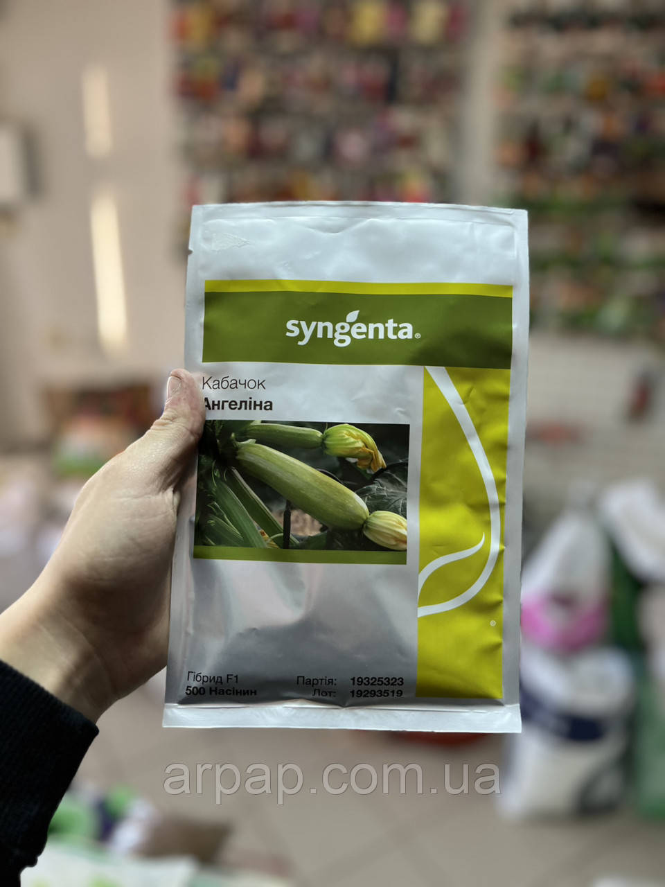 Ангеліна F1 500 шт Syngenta Кабачок Насіння, фото 1