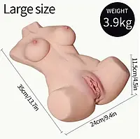 Лялька для рольових ігор, чоловічий мастурбатор, міні лялька 35 см з рельєфними отворами, секс лялька