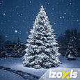 Різдвяна гірлянда IZOXIS 24899 (500 LED, 35 м, холодний білий, IP44, 8 режимів, спалах), фото 5