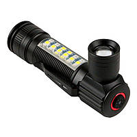 Ліхтар тактичний d55 led red and blue підсвічування світлодіодне освітлення чорний kalyna