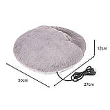 М'яка USB електрогрілка для ніг портативна, зі штучного хутра, з низьким енергоспоживанням, для дому та офісу, фото 10