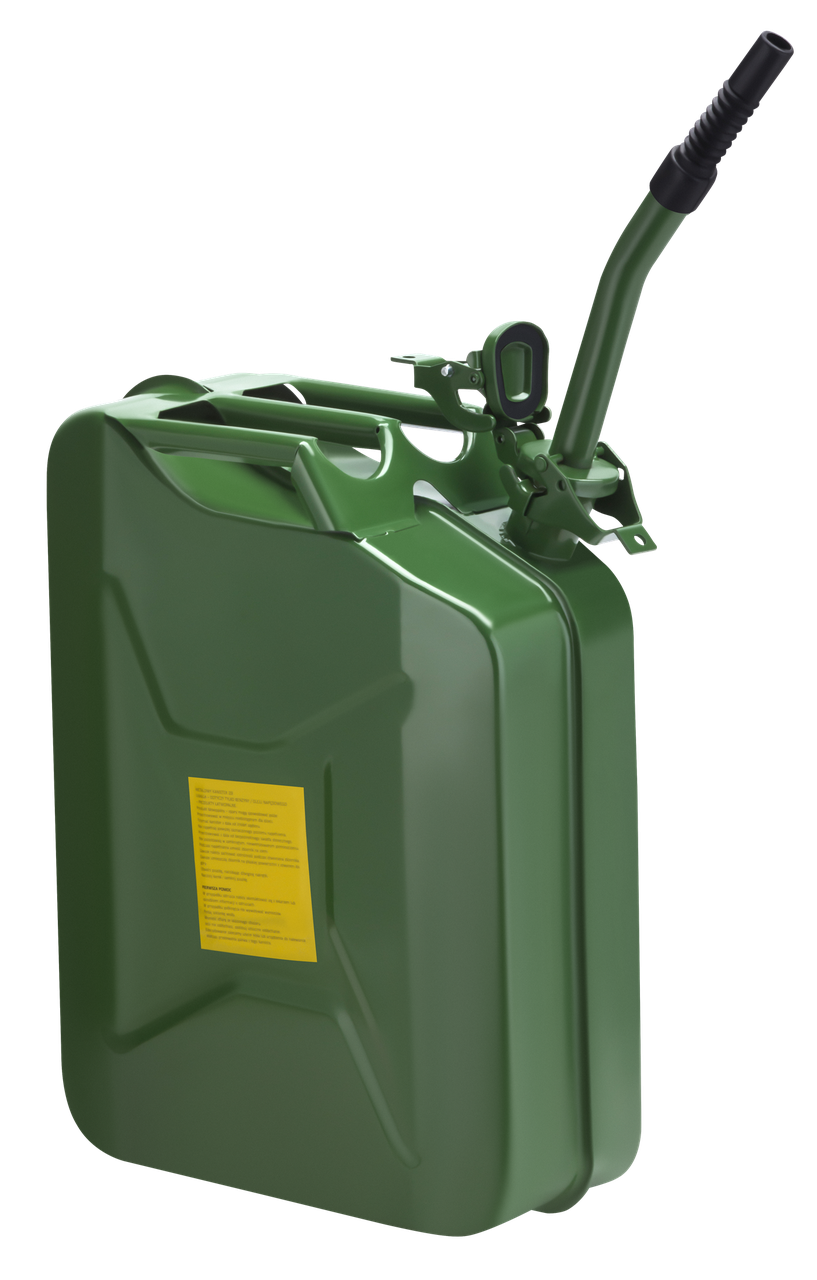 Каністра металева 20 л із лійкою насадкою, фото 1
