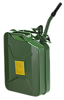 Каністра металева 20 л із лійкою насадкою