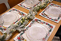 Набір сервірувальних серветок Ardesto Happy Holidays ART15HH 30х45 см 2 шт kalyna